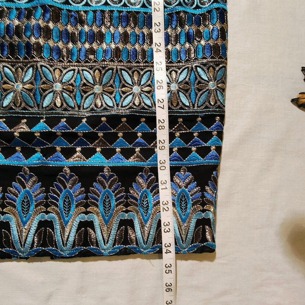 White House Black Market Dress Women's Medium Sleeveless Geometric Print Sheath - Picture 5 of 11
